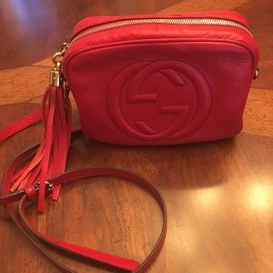 Authentic Gucci disco in red
